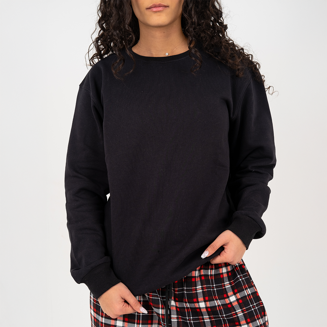 Black Red Plaid Winter Pyjama set