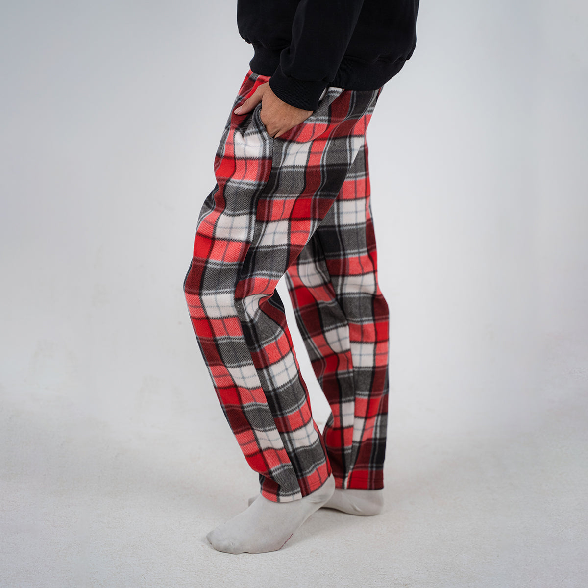 Red Plaid Winter Pyjama set