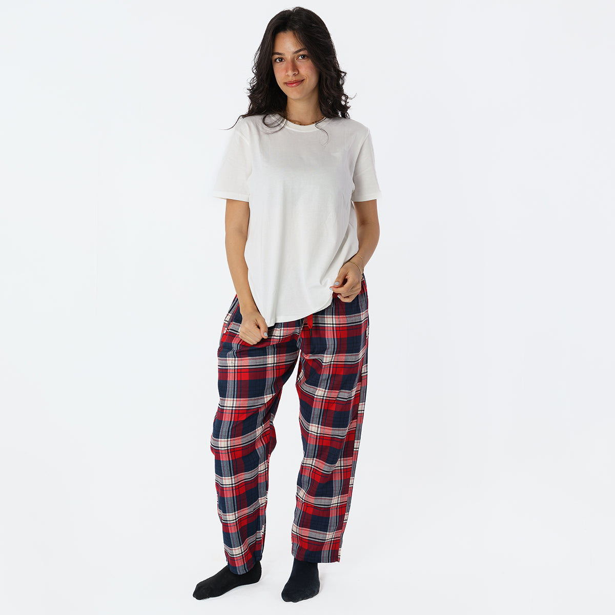 RED Plaid Pyjama Pants set