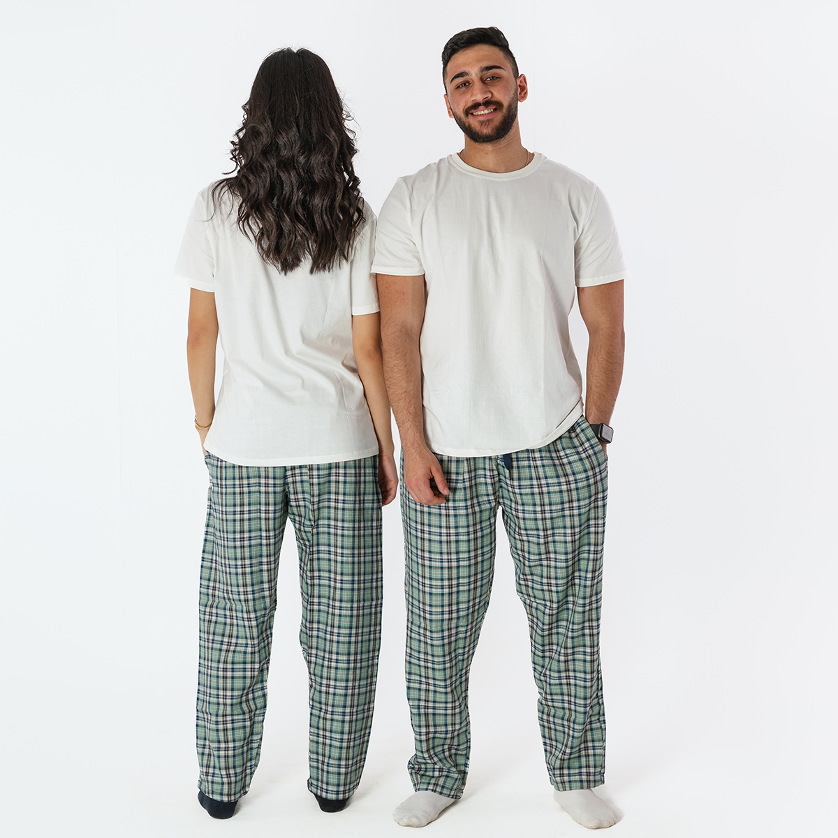 Pistage Plaid Pyjama Pants set