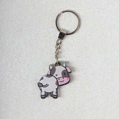 Cow Keychain