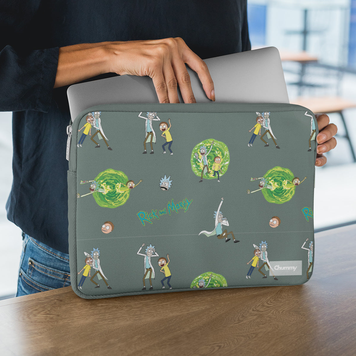 Rick and Morty Laptop Sleeve