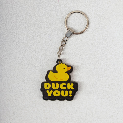Duck You Keychain