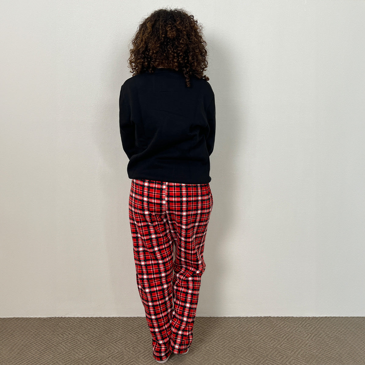 Red Plaid Winter Pants