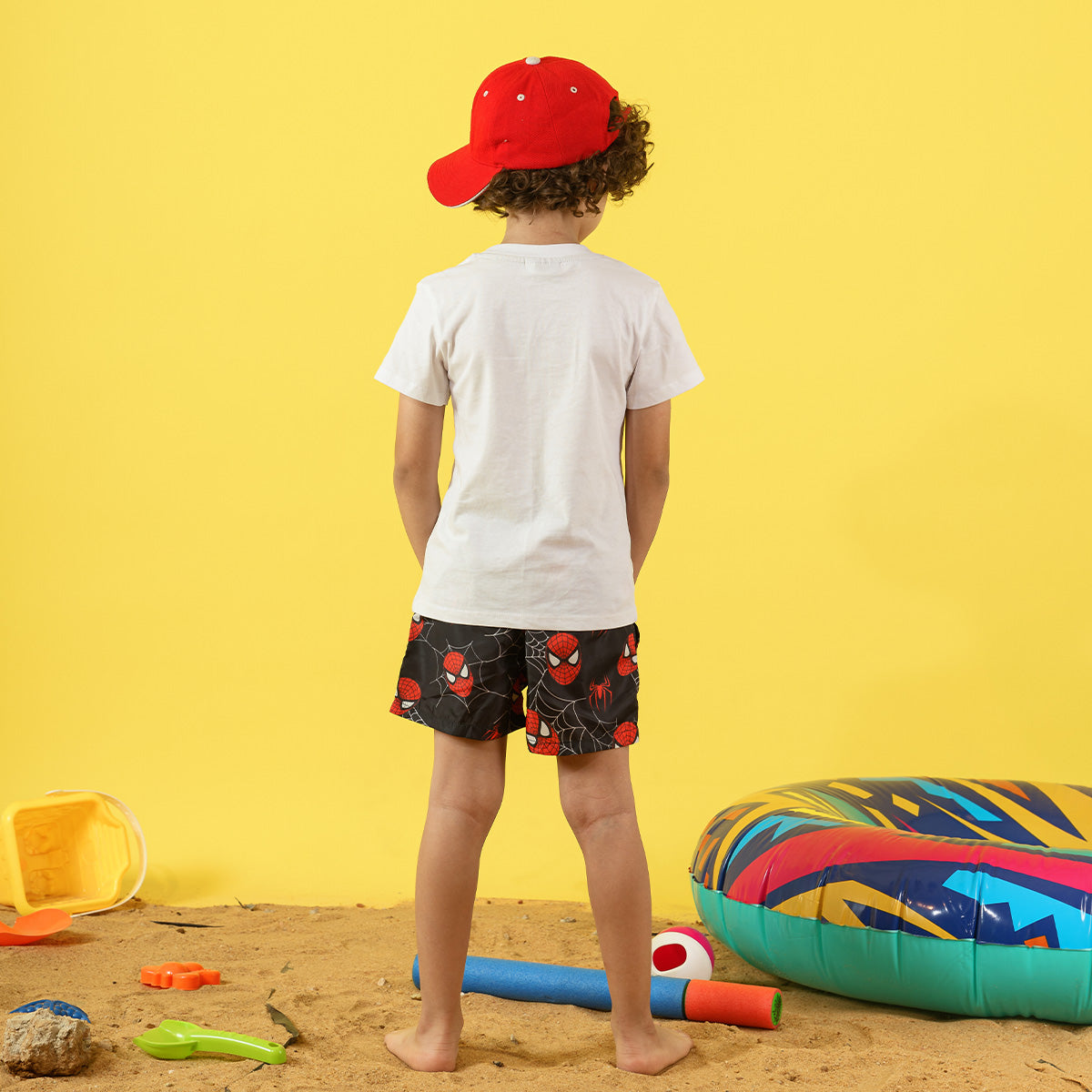 Kids Spiderman Swim Short