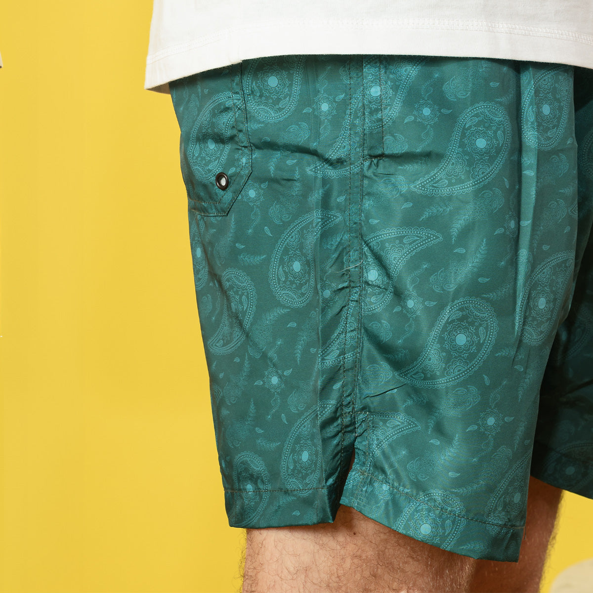 Paisley Green Swim Short