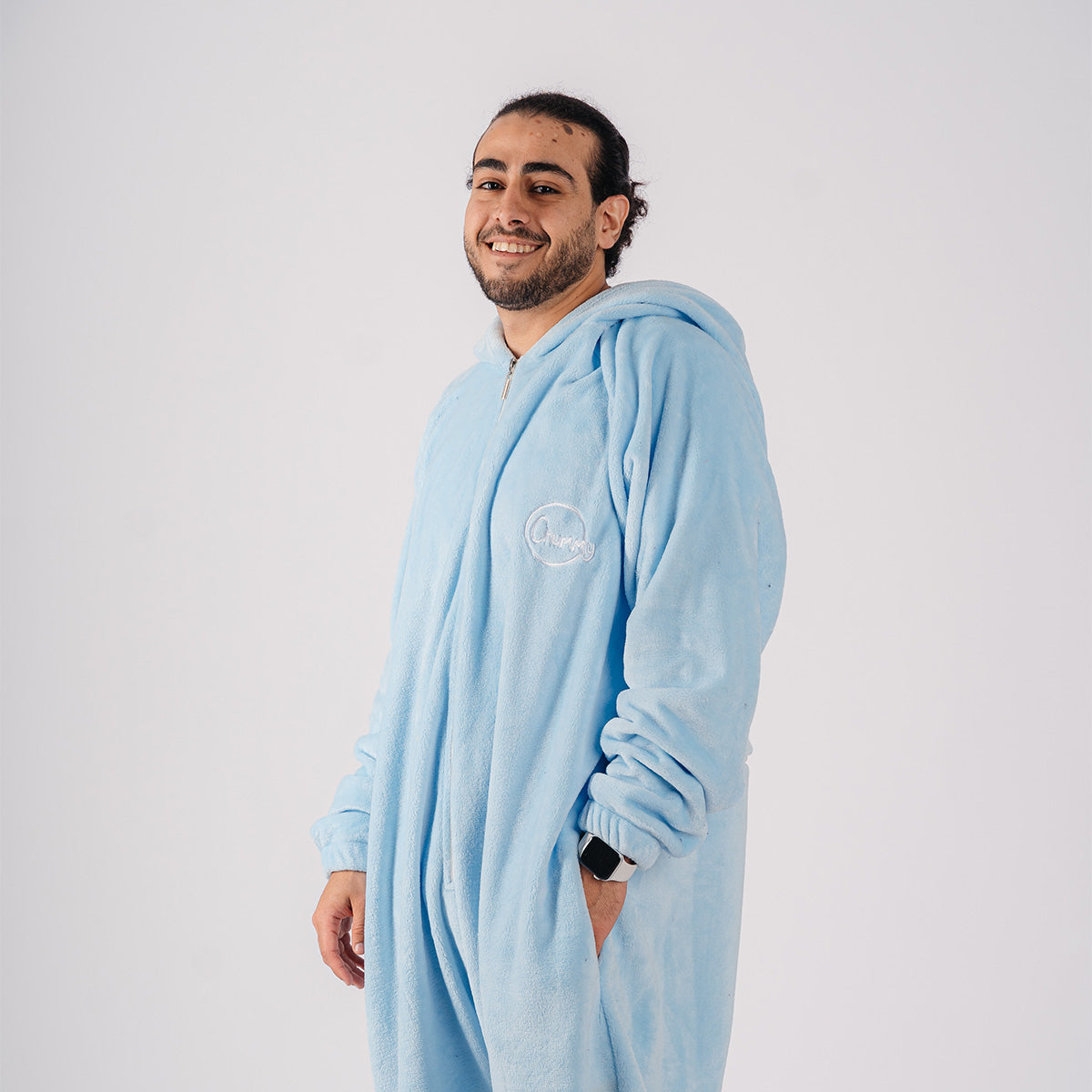 Baby Blue Plain Onesie